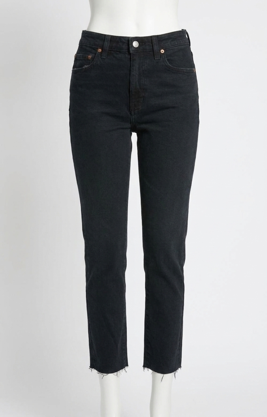 NEW DAZE daily driver high rise cigarette jeans in inked